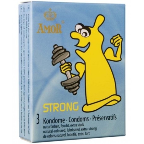 PRESERVATIVOS STRONG 3 UNIDADES