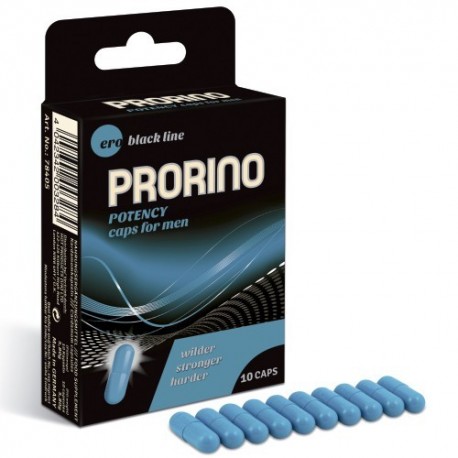 CÁPSULAS ESTIMULANTES PRORINO POTENCY CAPS PARA HOMEM 10 CÁPSULAS