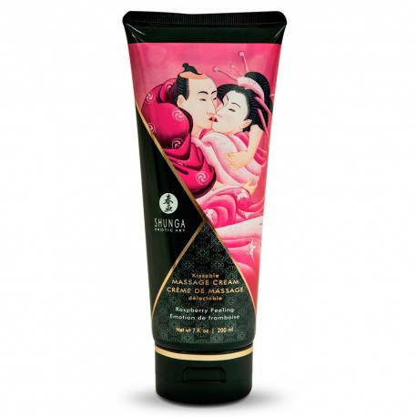 CREME DE MASSAGEM SHUNGA EMOÇÃO DE FRAMBOESA 200ML