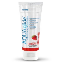 LUBRIFICANTE AQUAGLIDE MORANGO 100ML