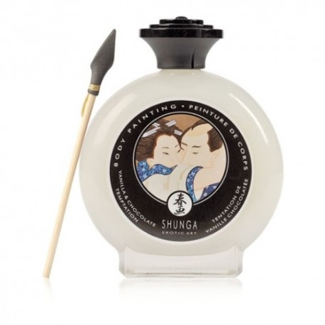 TINTA CORPORAL SHUNGA CHOCOLATE BRANCO 100ML
