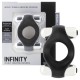 ANEL PARA O PÉNIS INFINITY DOUBLE VIBRATING COCKRING PRETO