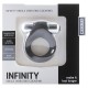 ANEL PARA O PÉNIS INFINITY SINGLE VIBRATING COCKRING PRETO