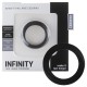 ANEL PARA O PÉNIS INFINITY THIN LARGE COCKRING PRETO