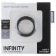ANEL PARA O PÉNIS INFINITY THIN LARGE COCKRING PRETO