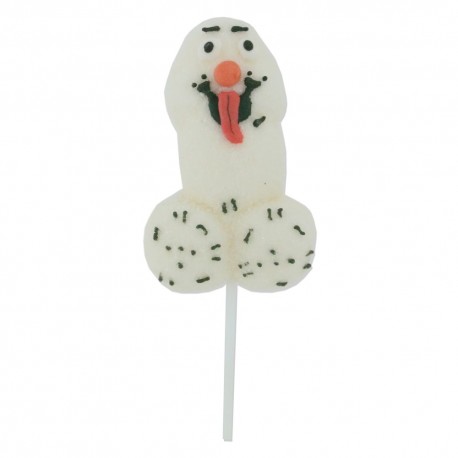 CHUPA-CHUPA DE GOMA EM FORMA DE PÉNIS DIVERTIDO