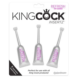 PACK 3 TOY CLEANERS COM APLICADOR KING COCK INSERTZ
