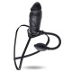 STRAP-ON INSUFLÁVEL E OCO 8'' FETISH FANTASY EXTREME PRETO