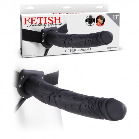 STRAP-ON OCO 11" FETISH FANTASY SERIES PRETO