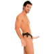 STRAP-ON OCO COM VIBRAÇÃO VIBRATING HOLLOW STRAP-ON FETISH FANTASY SERIES BRANCO